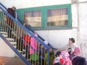 Эвакуация воспитанников детского сада